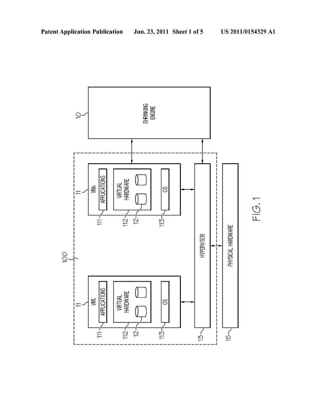 METHOD AND SYSTEM FOR OPTIMIZING VIRTUAL STORAGE SIZE - diagram, schematic, and image 02