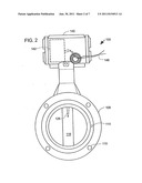 VORTEX FLOW METER WITH VORTEX OSCILLATION SENSOR PLATE diagram and image