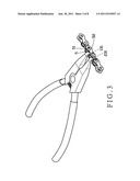 PLIERS FOR CHAIN LINK diagram and image