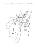 DUAL-PURPOSE PLIERS ADAPTED TO CHAIN LINK diagram and image