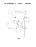 Saw machine riving knife adjustment mechanism diagram and image