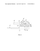 Saw machine riving knife adjustment mechanism diagram and image