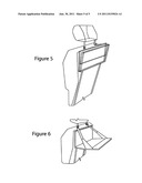 Collapsable travel tray diagram and image