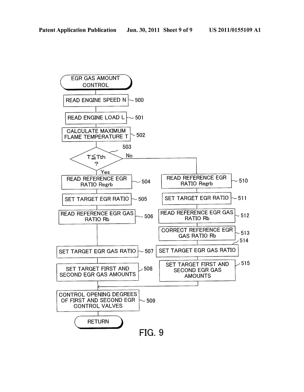 EXHAUST GAS RECIRCULATION DEVICE OF ENGINE - diagram, schematic, and image 10