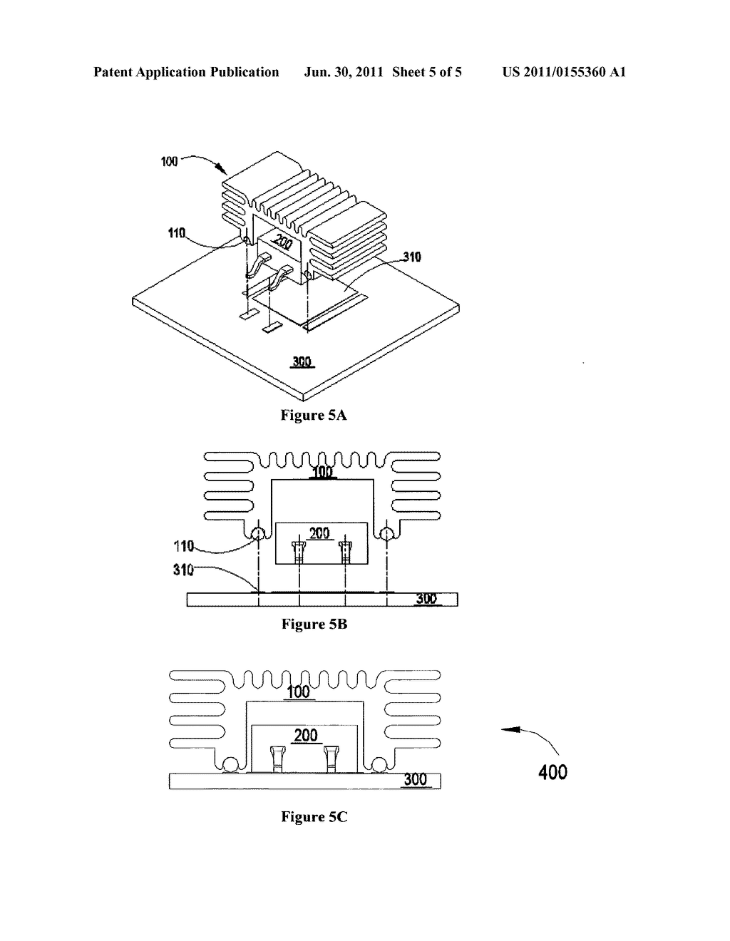 Surface mount heat sink apparatus - diagram, schematic, and image 06