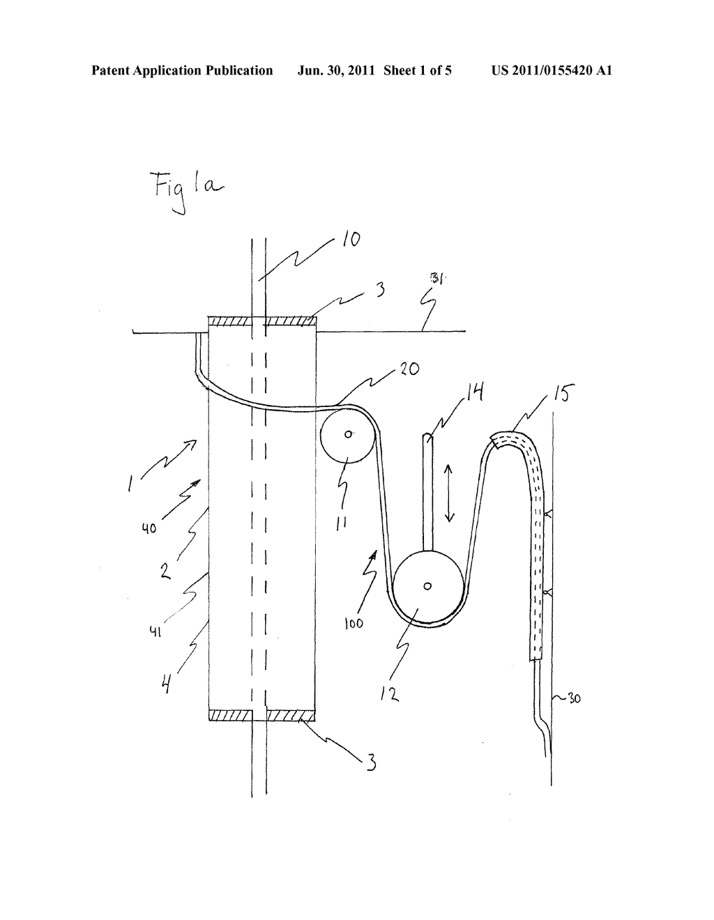 ARRANGEMENT FOR CABLE GUIDING AND A WIND TURBINE USING SUCH ARRANGEMENT - diagram, schematic, and image 02