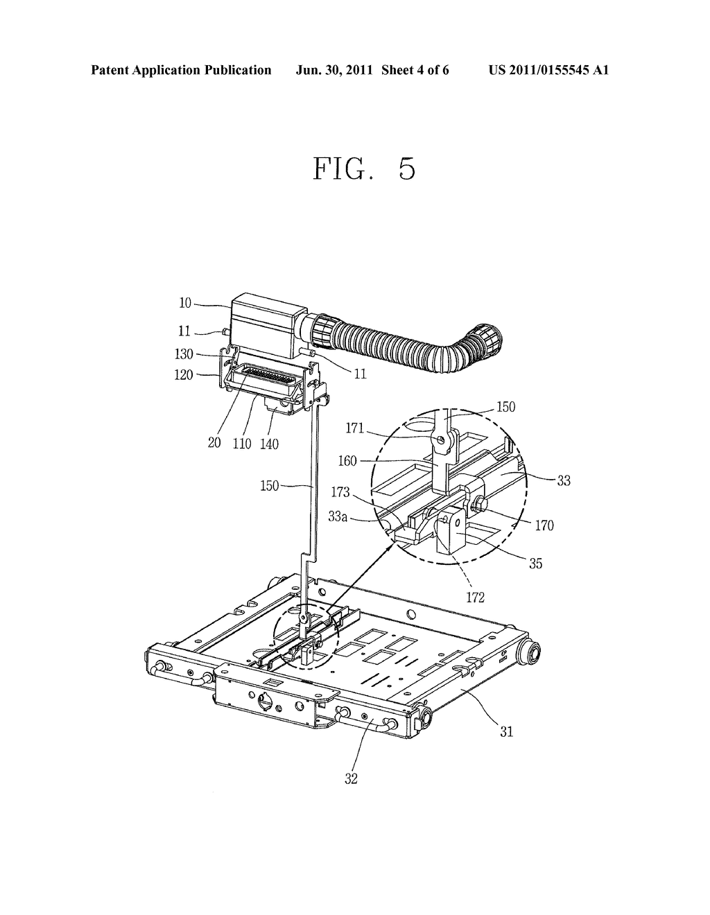 PLUG INTERLOCK DEVICE FOR CIRCUIT BREAKER AND CIRCUIT BREAKER HAVING THE     SAME - diagram, schematic, and image 05