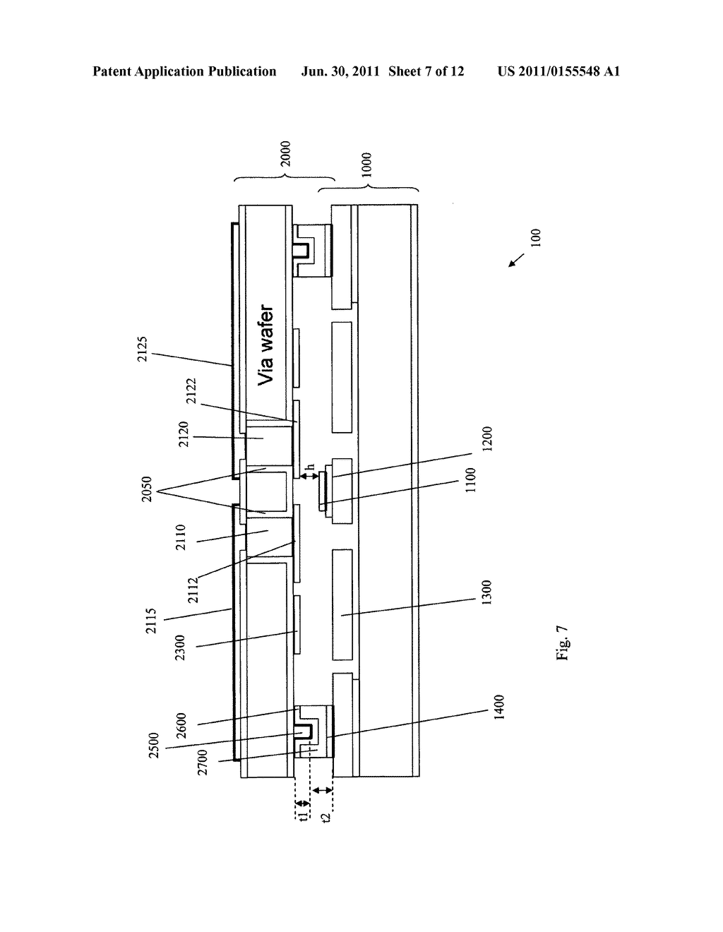 Dual substrate MEMS plate switch and method of manufacture - diagram, schematic, and image 08