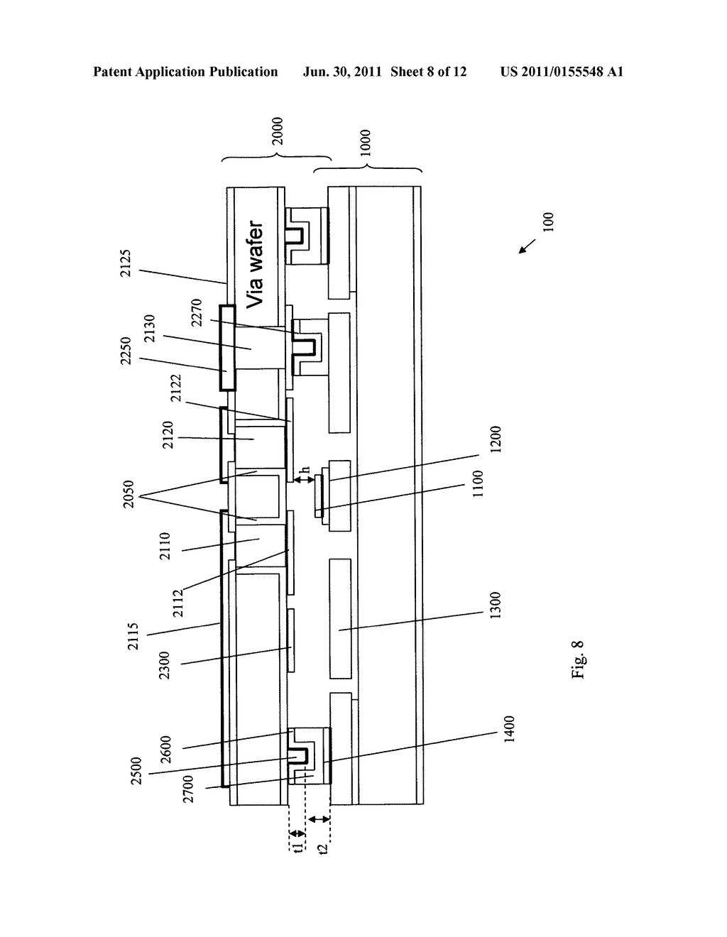 Dual substrate MEMS plate switch and method of manufacture - diagram, schematic, and image 09