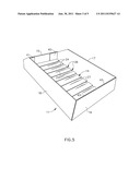 SHIPPING AND DISPLAY CONTAINER WITH ARTICLE SUPPORT diagram and image