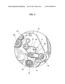 AUTOMATIC FEEDER WITH SEPARABLE TRANSMISSION GEARS AND IMAGE ACQUIRING     APPARATUS diagram and image