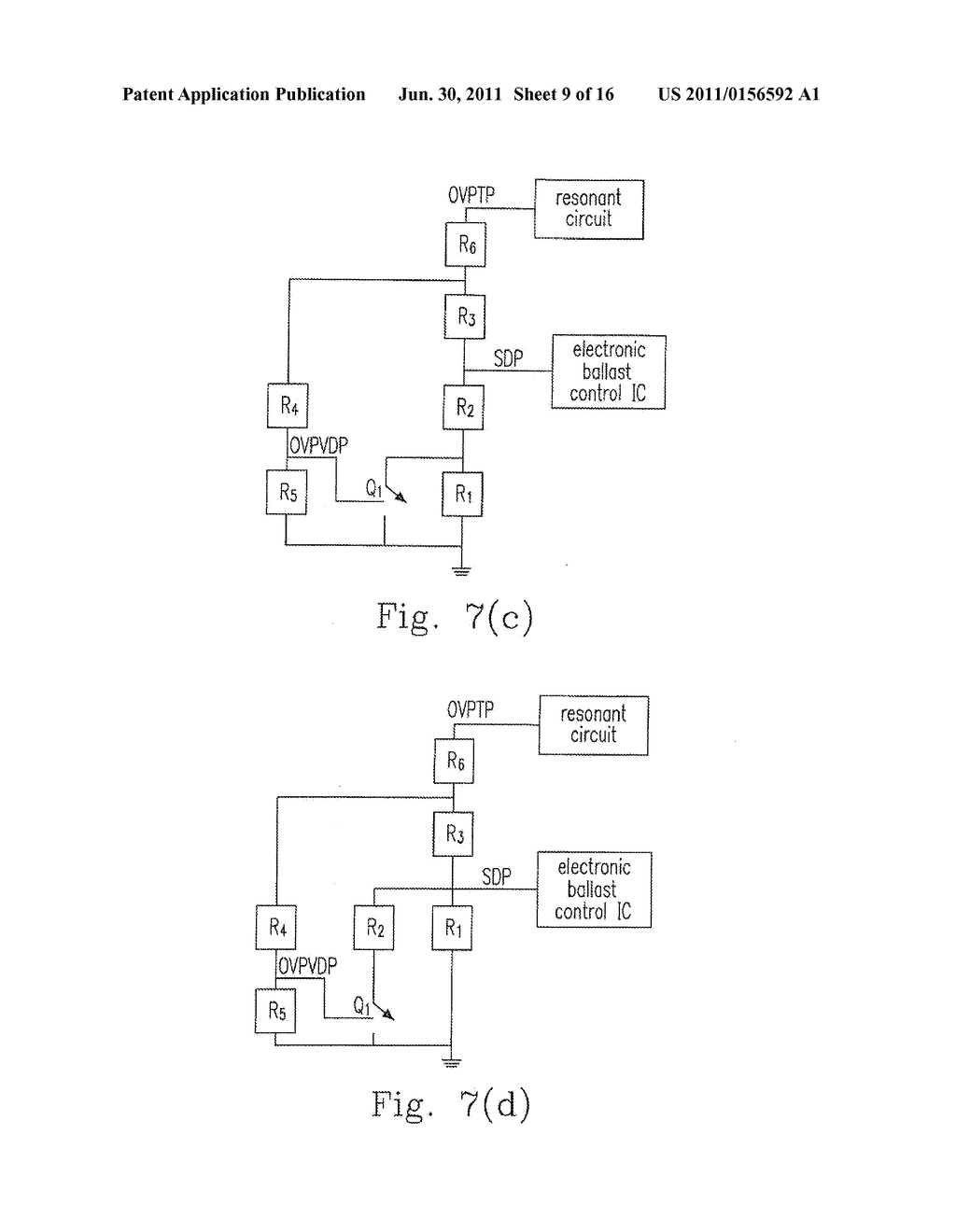 END OF LAMP LIFE PROTECTION CIRCUIT WITH BI-LEVEL DETECTIONS FOR THE     ELECTRONIC BALLAST AND METHOD THEREOF - diagram, schematic, and image 10