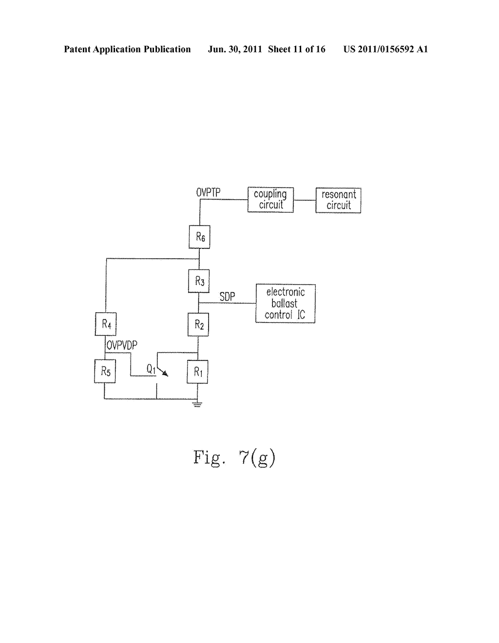 END OF LAMP LIFE PROTECTION CIRCUIT WITH BI-LEVEL DETECTIONS FOR THE     ELECTRONIC BALLAST AND METHOD THEREOF - diagram, schematic, and image 12