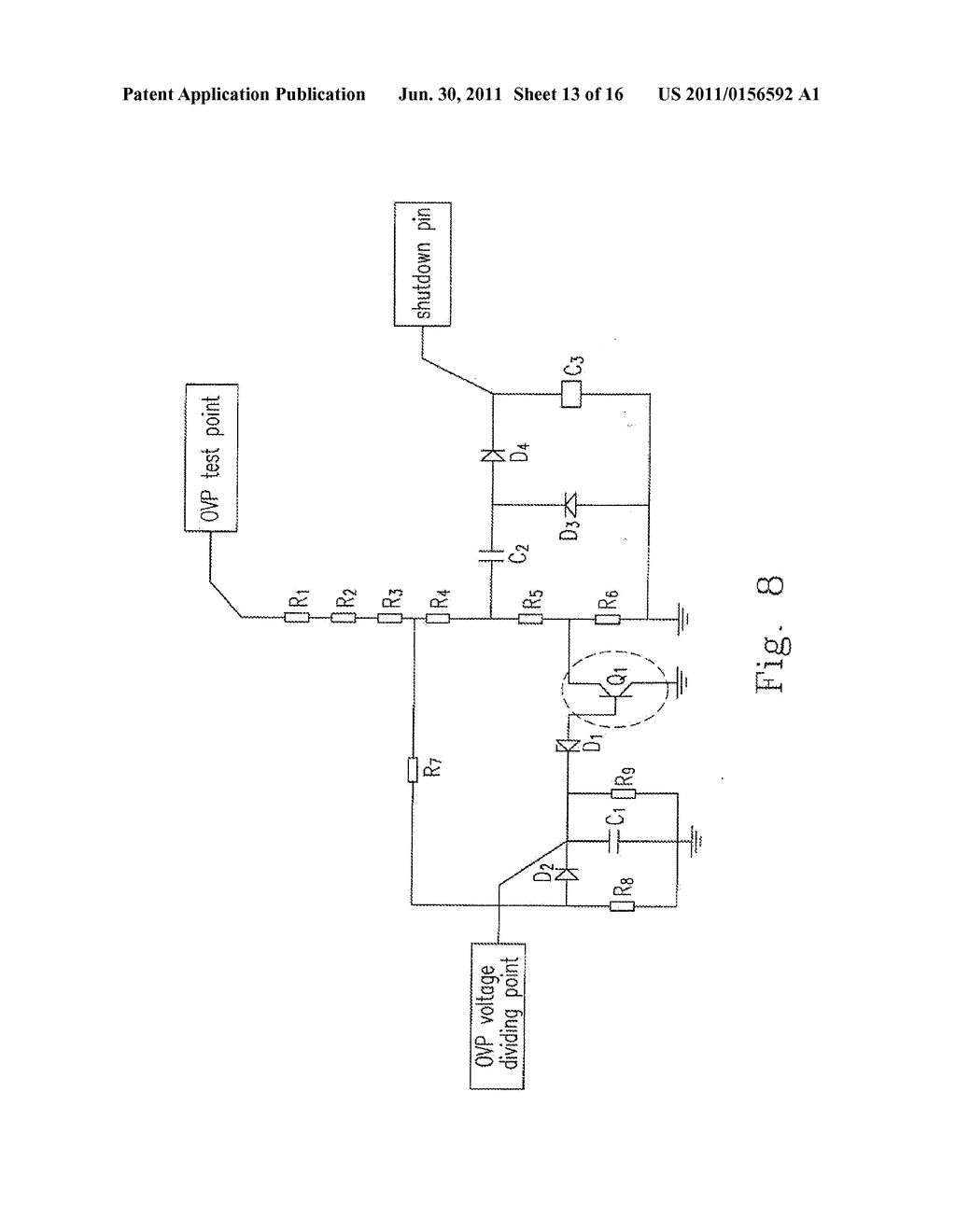 END OF LAMP LIFE PROTECTION CIRCUIT WITH BI-LEVEL DETECTIONS FOR THE     ELECTRONIC BALLAST AND METHOD THEREOF - diagram, schematic, and image 14