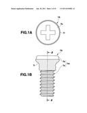 SCREW FOR USE IN A RADIO WAVE RECEIVER, METHOD OF MAKING THE SCREW, AND     RADIO WAVE RECEIVER USING THE SCREW diagram and image