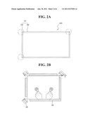 ASSEMBLY HAVING DISPLAY PANEL AND OPTICAL SENSING FRAME AND DISPLAY SYSTEM     USING THE SAME diagram and image