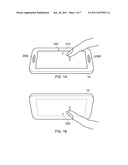 PORTABLE ELECTRONIC DEVICE AND METHOD OF  CONTROLLING A PORTABLE     ELECTRONIC DEVICE diagram and image