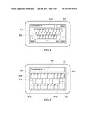 PORTABLE ELECTRONIC DEVICE AND METHOD OF  CONTROLLING A PORTABLE     ELECTRONIC DEVICE diagram and image