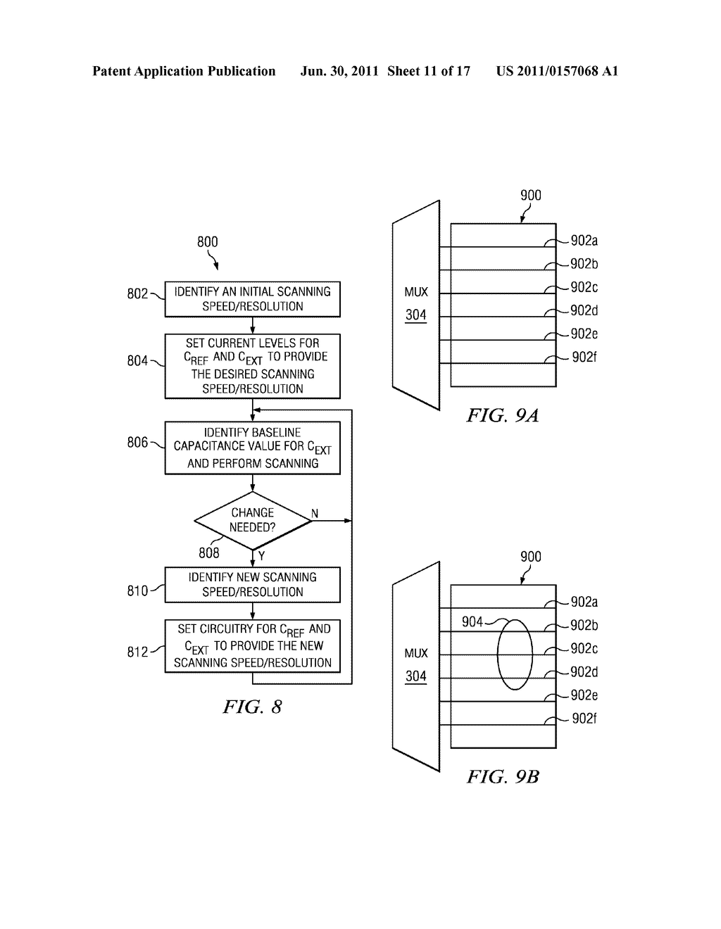 TOUCH SCREEN POWER-SAVING SCREEN SCANNING ALGORITHM - diagram, schematic, and image 12