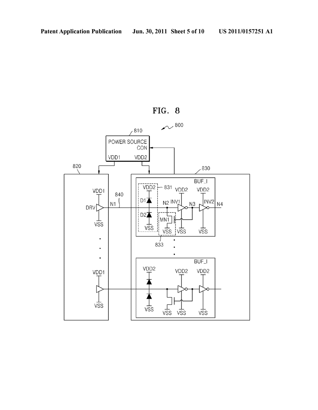 INTERFACE CIRCUIT, AND SEMICONDUCTOR DEVICE AND LIQUID CRYSTAL DISPLAY     DEVICE INCLUDING THE SAME - diagram, schematic, and image 06