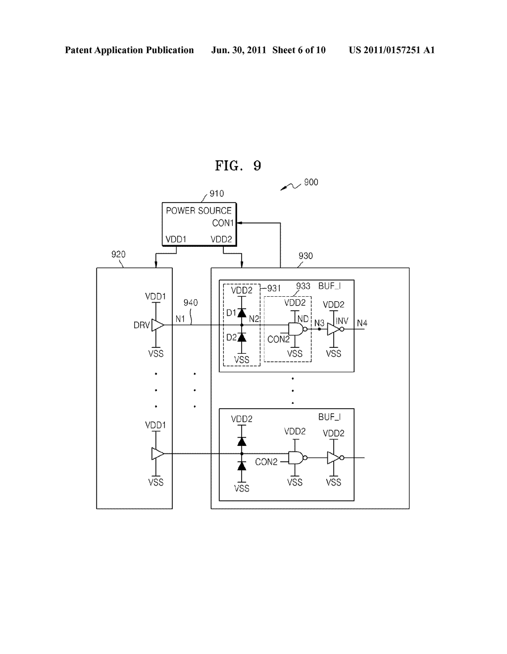 INTERFACE CIRCUIT, AND SEMICONDUCTOR DEVICE AND LIQUID CRYSTAL DISPLAY     DEVICE INCLUDING THE SAME - diagram, schematic, and image 07