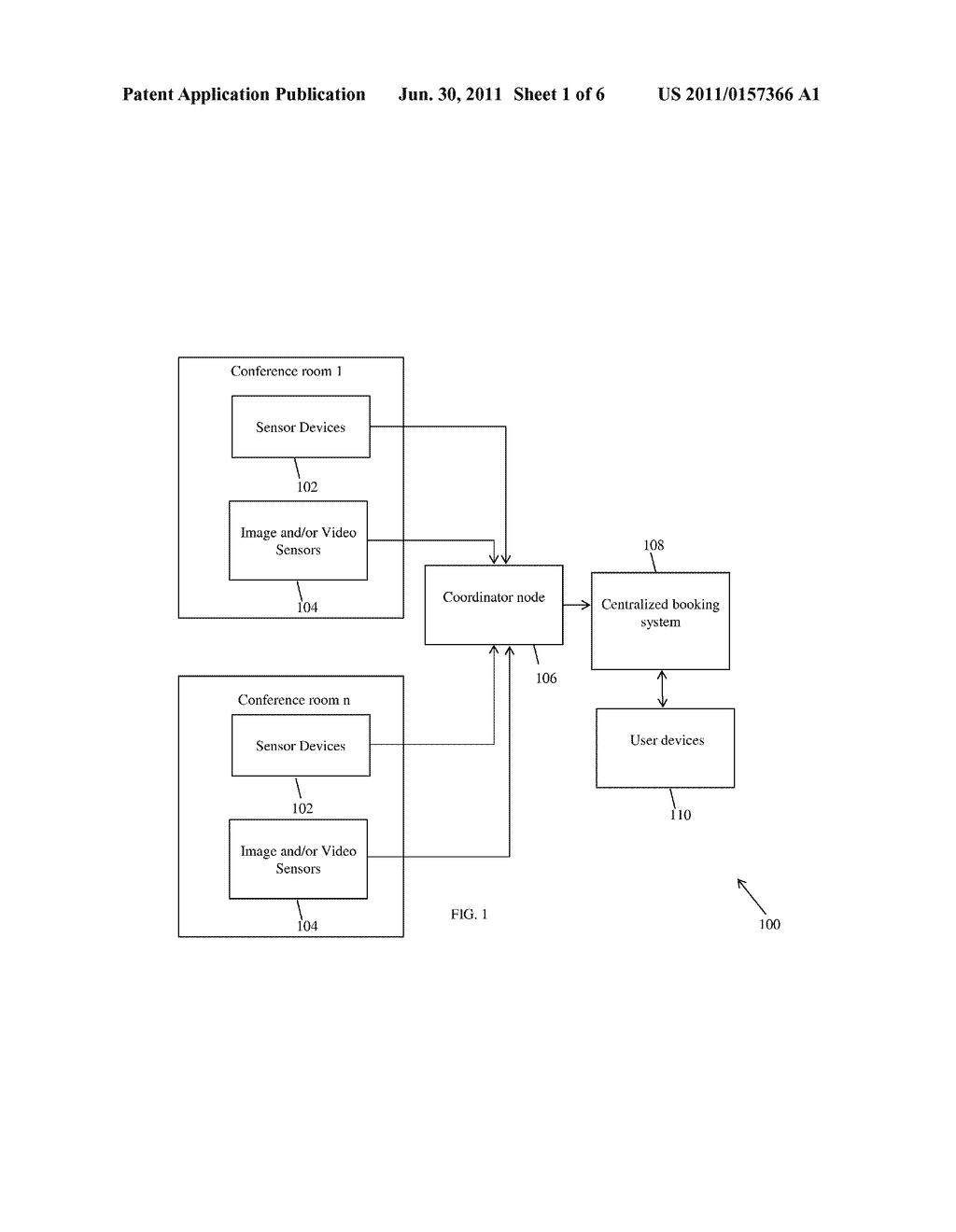 METHOD AND SYSTEM FOR REAL TIME DETECTION OF CONFERENCE ROOM OCCUPANCY - diagram, schematic, and image 02