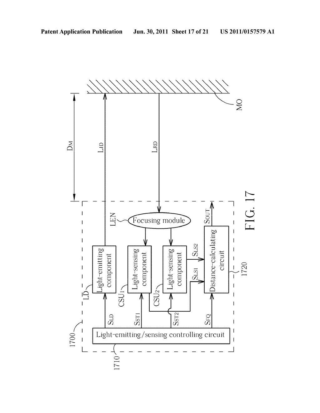 Distance-measuring device with increased signal-to-noise ratio and method     thereof - diagram, schematic, and image 18