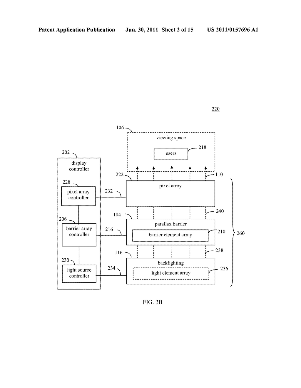 DISPLAY WITH ADAPTABLE PARALLAX BARRIER - diagram, schematic, and image 03