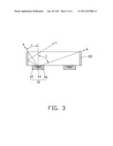 LED ILLUMINATION DEVICE HAVING REFLECTOR FOR PRODUCING REQUIRED LIGHT     PATTERN diagram and image