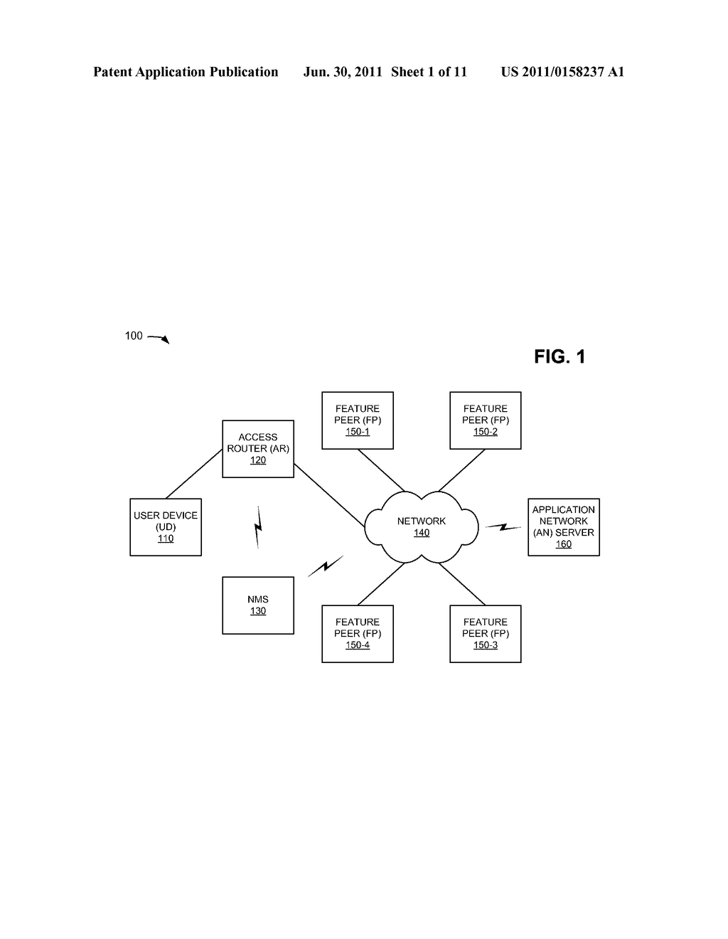 MODIFICATION OF PEER-TO-PEER BASED FEATURE NETWORK BASED ON CHANGING     CONDITIONS / SESSION SIGNALING - diagram, schematic, and image 02