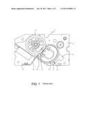 Pivoting End Cap for a Fuser Module of an Image Forming Device diagram and image