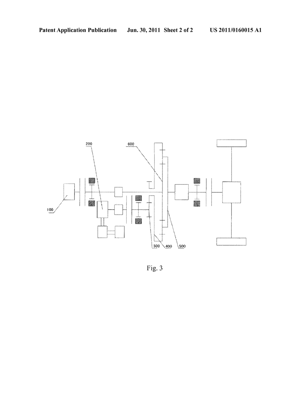 HYBRID POWER DRIVING SYSTEM AND GEAR POSITION OPERATION METHOD THEREOF - diagram, schematic, and image 03