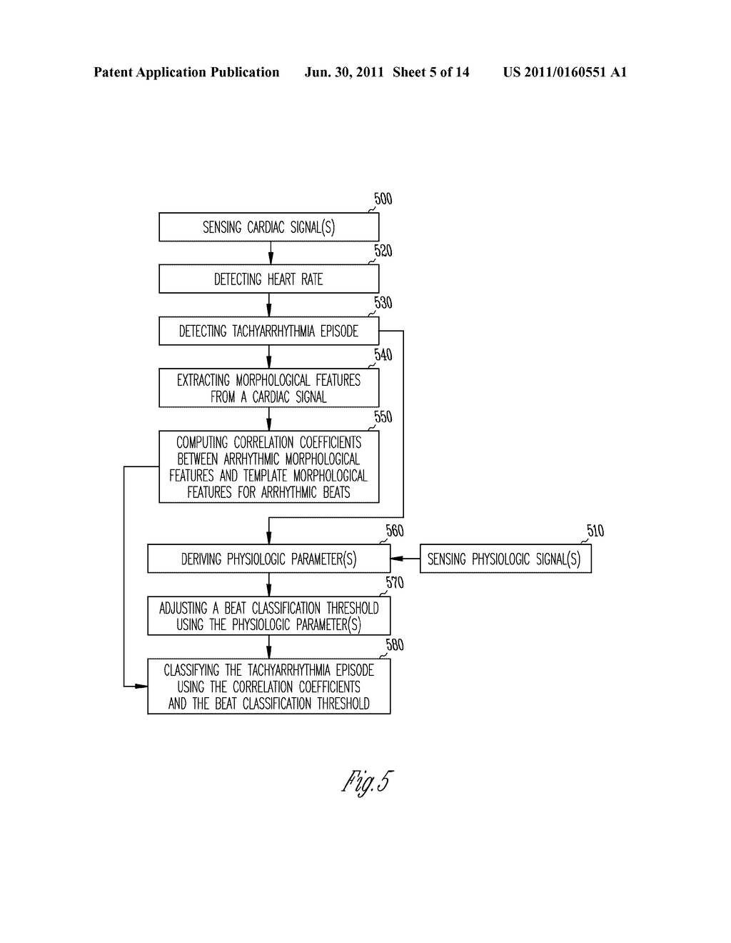 METHOD AND APPARATUS FOR MORPHOLOGY-BASED ARRHYTHMIA CLASSIFICATION USING     CARDIAC AND OTHER PHYSIOLOGICAL SIGNALS - diagram, schematic, and image 06