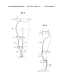 BRACE FOR DYNAMICALLY CORRECTING THE BENDING OF THE JOINTS OF THE LOWER     LIMB diagram and image