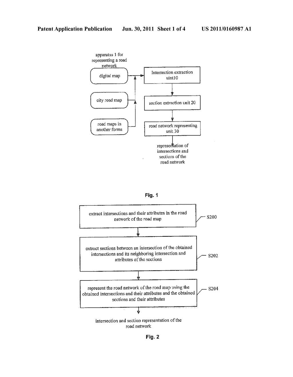 METHOD AND APPARATUS FOR PROCESSING TRAFFIC INFORMATION BASED ON     INTERSECTIONS AND SECTIONS - diagram, schematic, and image 02