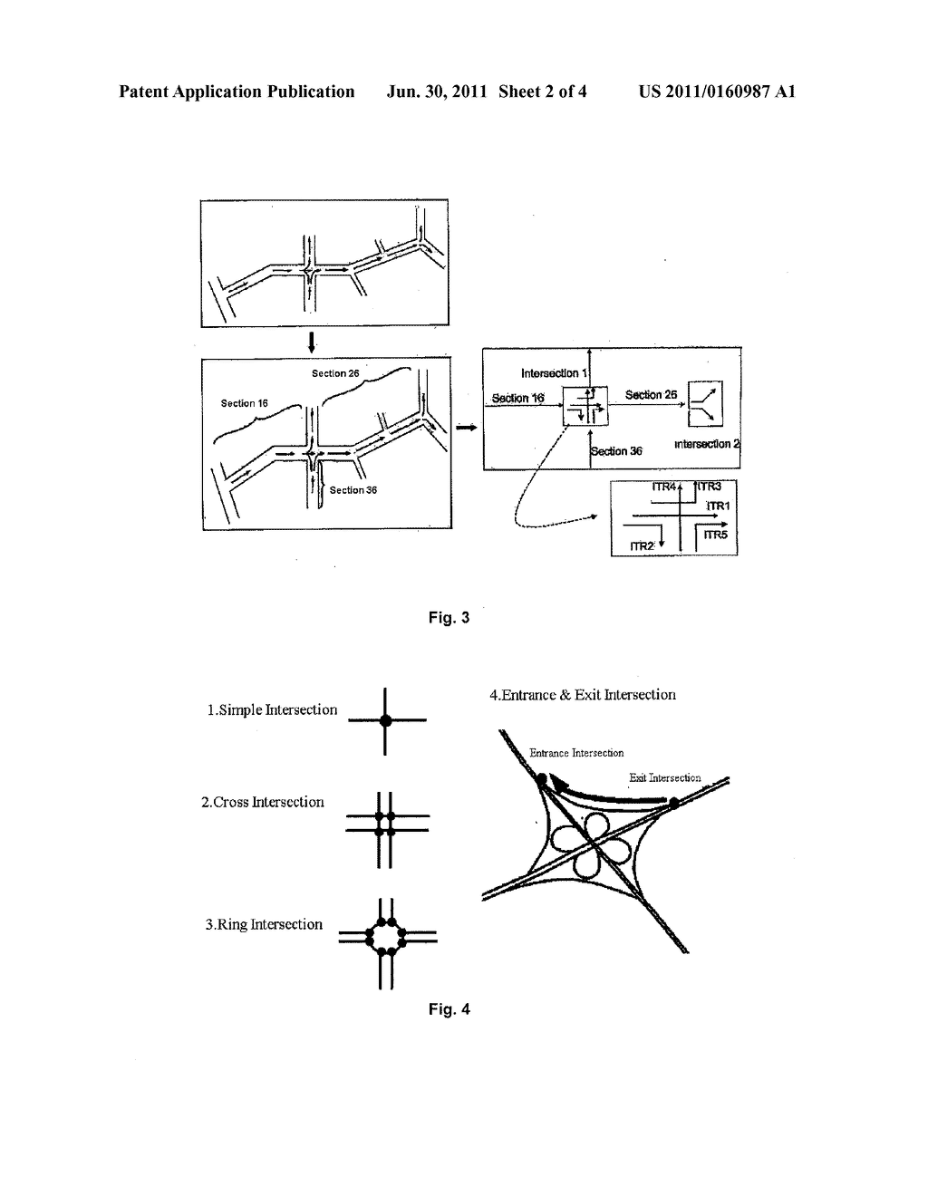 METHOD AND APPARATUS FOR PROCESSING TRAFFIC INFORMATION BASED ON     INTERSECTIONS AND SECTIONS - diagram, schematic, and image 03