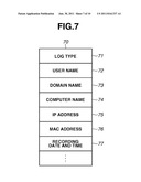 SERVER APPARATUS, METHOD OF INSPECTING LOGS FOR THE SAME, AND STORAGE     MEDIUM diagram and image