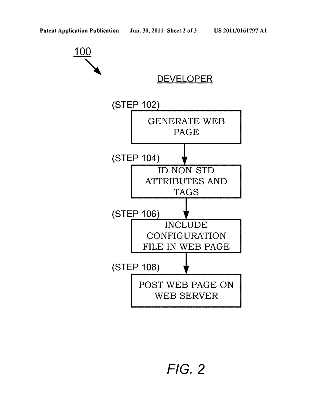 Method and Apparatus for Defining Screen Reader Functions within Online     Electronic Documents - diagram, schematic, and image 03