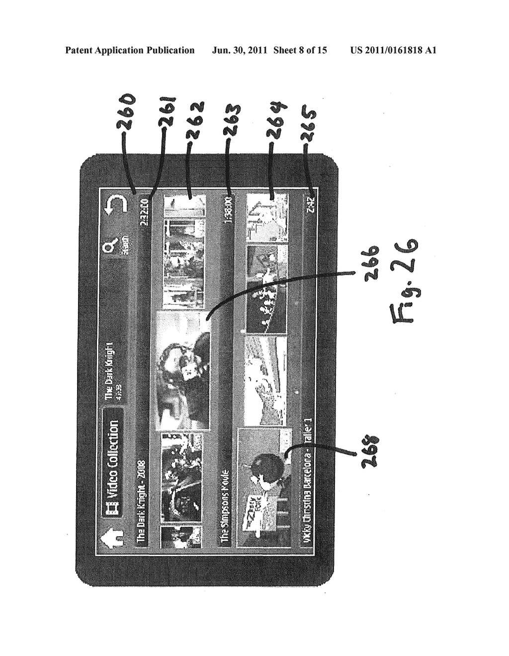 METHOD AND APPARATUS FOR VIDEO CHAPTER UTILIZATION IN VIDEO PLAYER UI - diagram, schematic, and image 09
