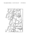 Inflight entertainment system video display synchronization diagram and image