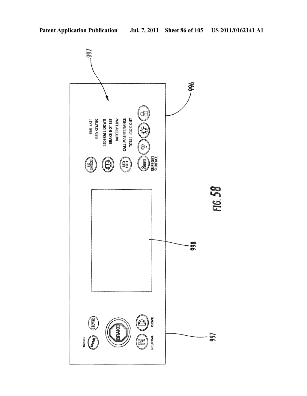 HOSPITAL BED - diagram, schematic, and image 87