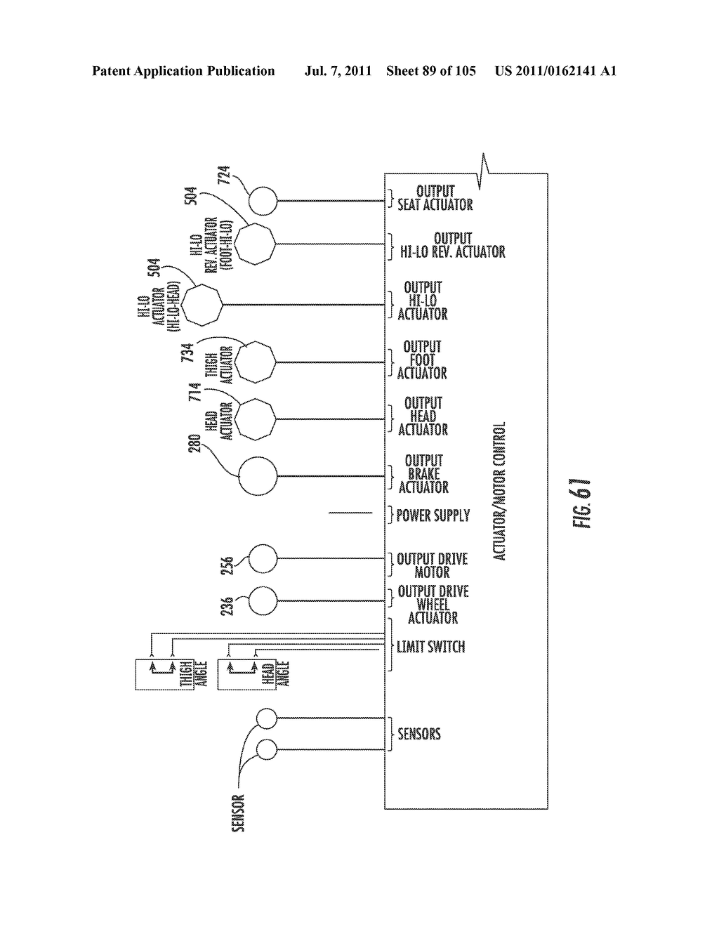 HOSPITAL BED - diagram, schematic, and image 90