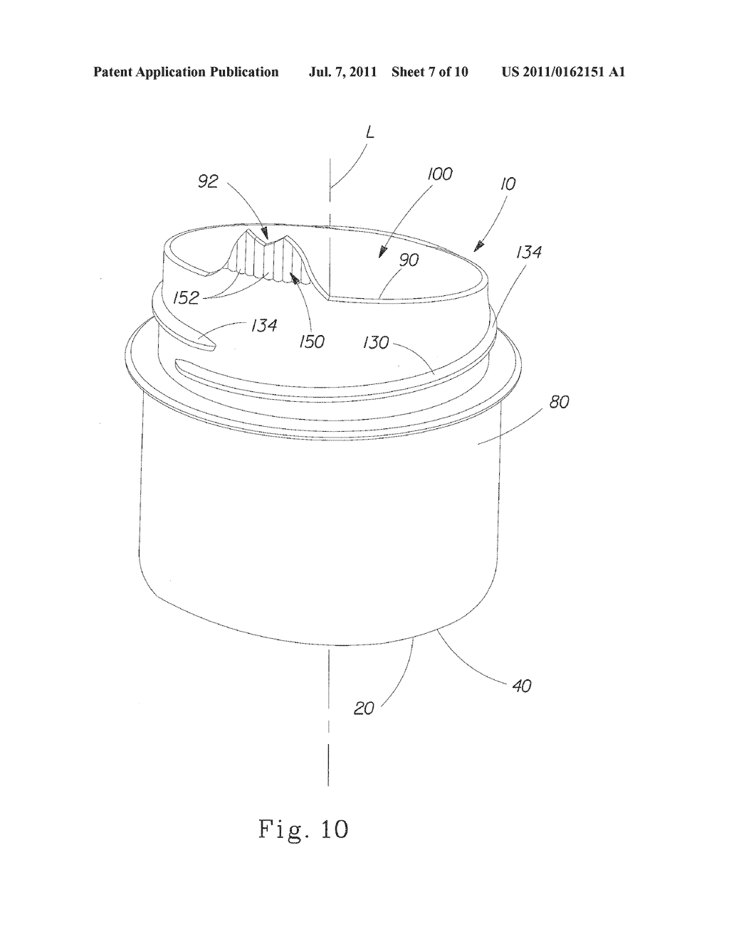 Detergent Dispensing and Pre-Treatment Cap - diagram, schematic, and image 08