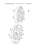 FOOTWEAR WITH RETRACTABLE SPIKES diagram and image