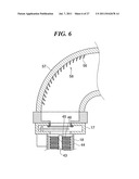 REFLECTING DEVICE, COMMUNICATING PIPE, EXHAUSTING PUMP, EXHAUST SYSTEM,     METHOD FOR CLEANING THE SYSTEM, STORAGE MEDIUM STORING PROGRAM FOR     IMPLEMENTING THE METHOD, SUBSTRATE PROCESSING APPARATUS, AND PARTICLE     CAPTURING COMPONENT diagram and image