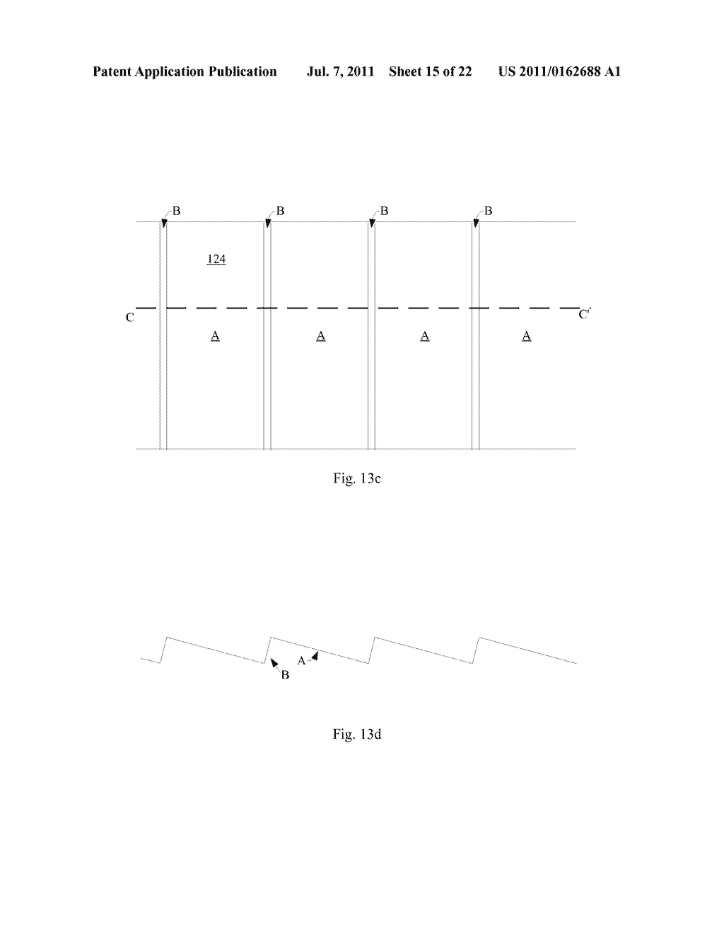 ASSYMETRIC SURFACE TEXTURING FOR USE IN A PHOTOVOLTAIC CELL AND METHOD OF     MAKING - diagram, schematic, and image 16