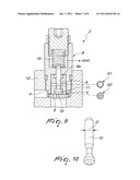 Device for piloting by means of a substantially incompressible fluid diagram and image