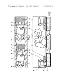 Longwall Equipment Having Vertically Adjustable Disc Shearer Loader Guided     on the Face Conveyor diagram and image