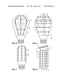 Solid State Lamp Using Light Emitting Strips diagram and image