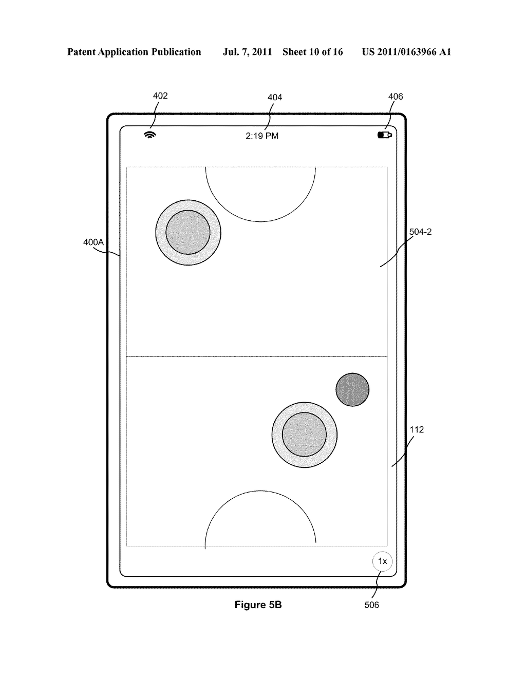 Apparatus and Method Having Multiple Application Display Modes Including     Mode with Display Resolution of Another Apparatus - diagram, schematic, and image 11